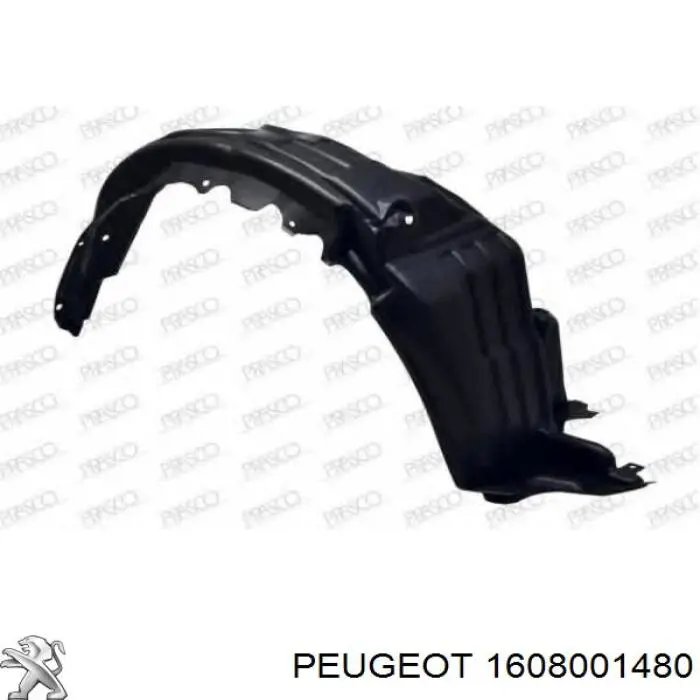 Підкрилок переднього крила, лівий Peugeot/Citroen 1608001480 ціна, від 25.71 USD