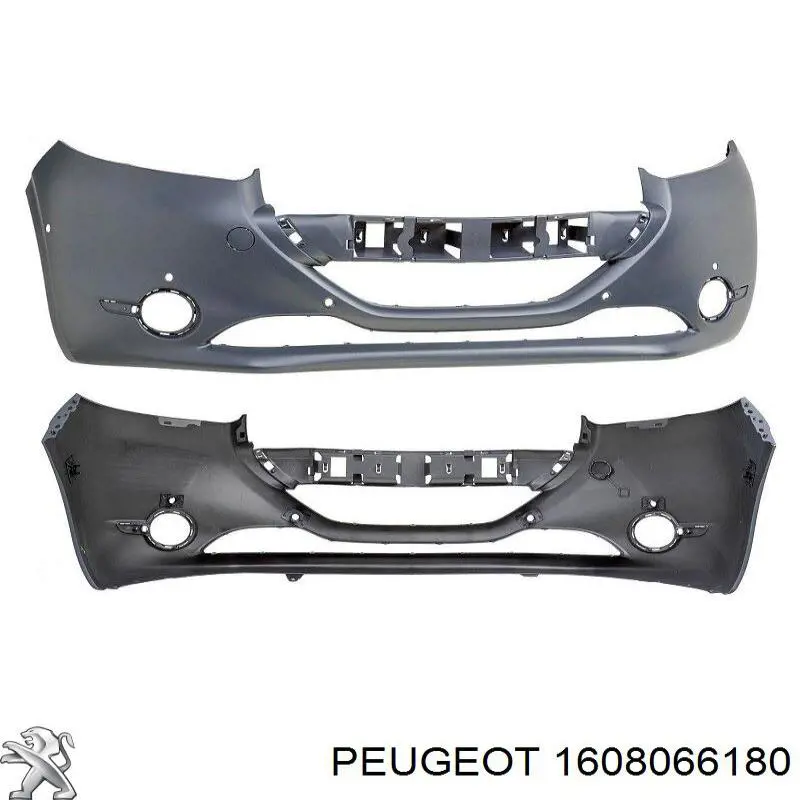 Купити 1608066180 Peugeot/Citroen Буфер (бампер) передній