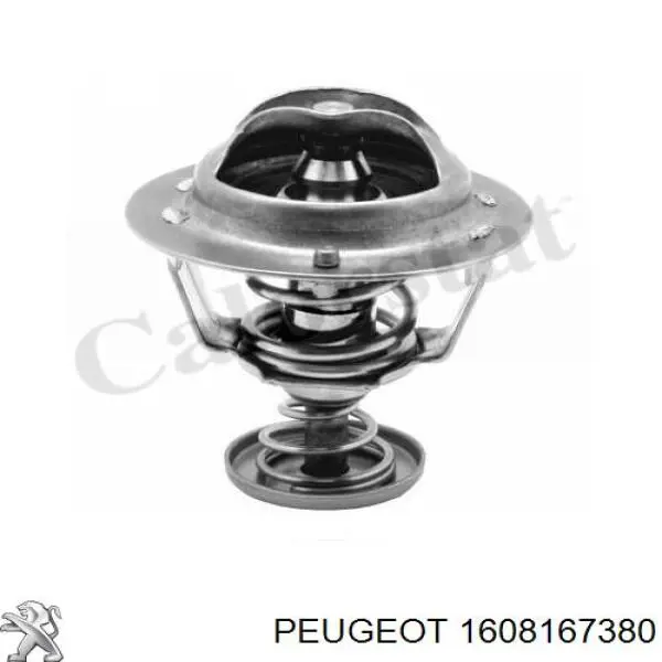 Купити 1608167380 Peugeot/Citroen Термостат в корпусі