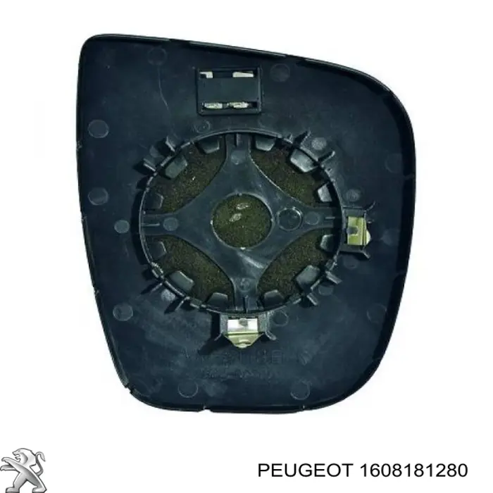1608181280 Peugeot/Citroen дзеркальний елемент дзеркала заднього виду, лівого