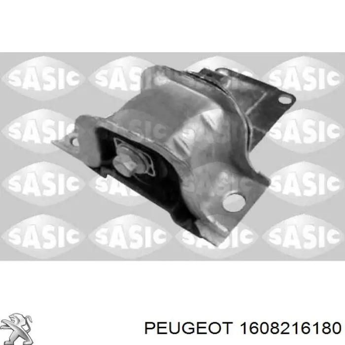 1608216180 Peugeot/Citroen подушка (опора двигуна, ліва)