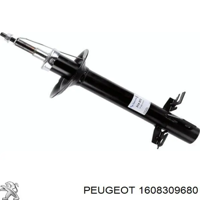 Пружина передня 1608309680 Peugeot/Citroen