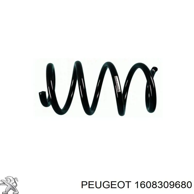 1608309680 Peugeot/Citroen Пружина амортизатора передняя