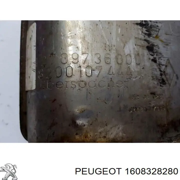 Каталізатор 1608328280 Peugeot/Citroen