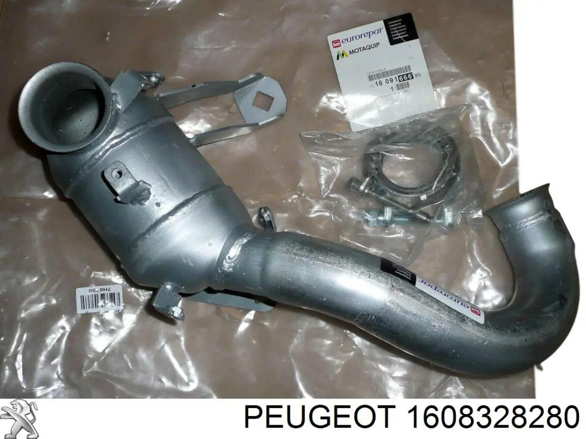 Купити 1608328280 Peugeot/Citroen Перетворювач відпрацьованих газів