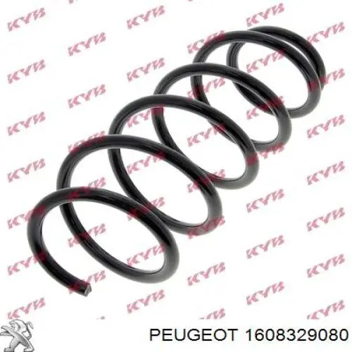 Купити 1608329080 Peugeot/Citroen Гвинтова пружина підвіска