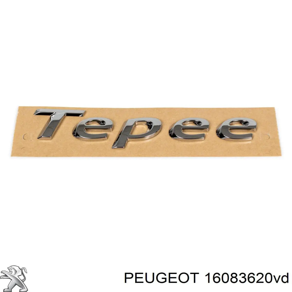 Емблема кришки багажника, фірмовий значок Peugeot Partner Tepee (Пежо Партнер)