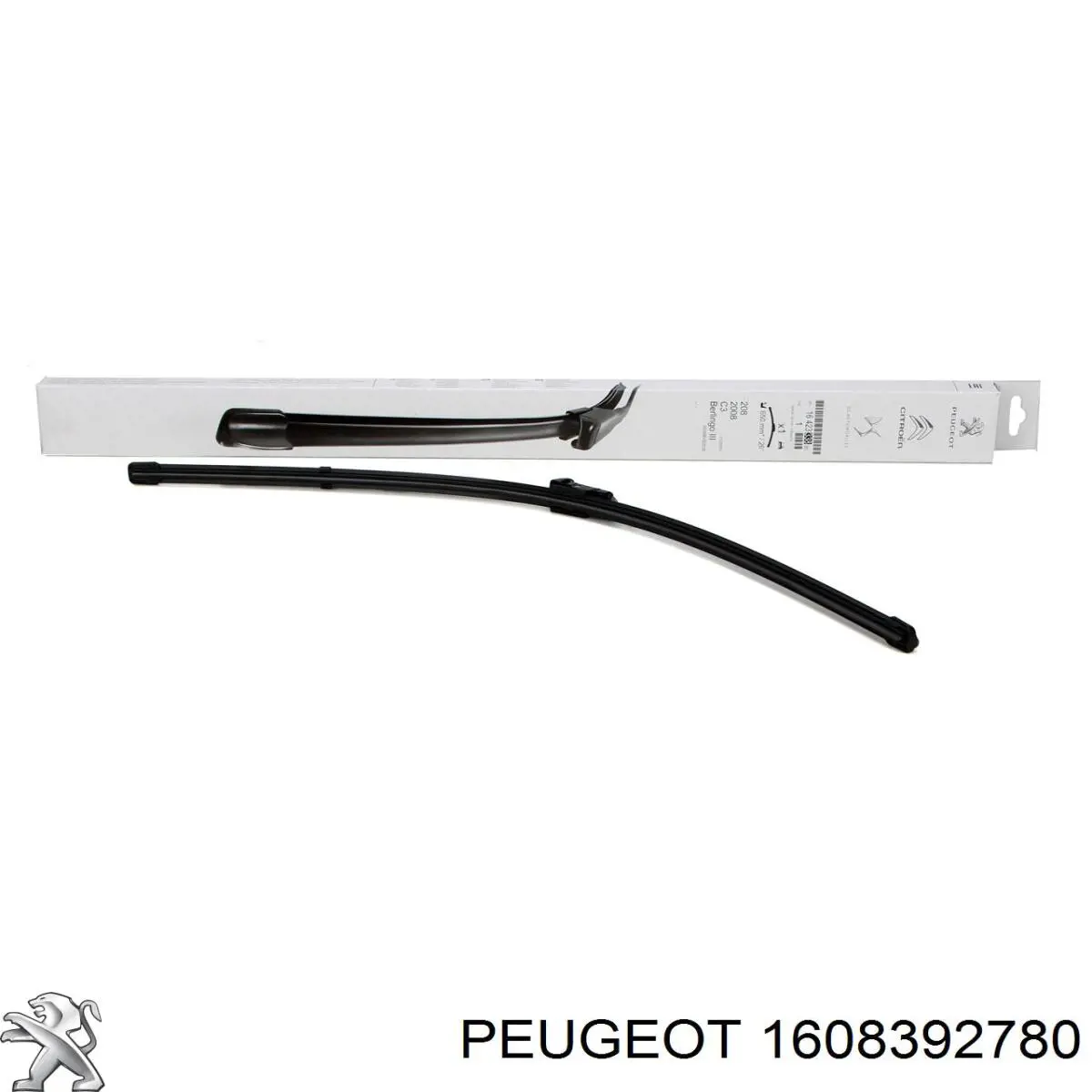 1608392780 Peugeot/Citroen щітка-двірник лобового скла, водійська