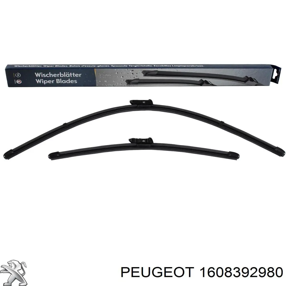 1608392980 Peugeot/Citroen щітка-двірник лобового скла, пасажирська