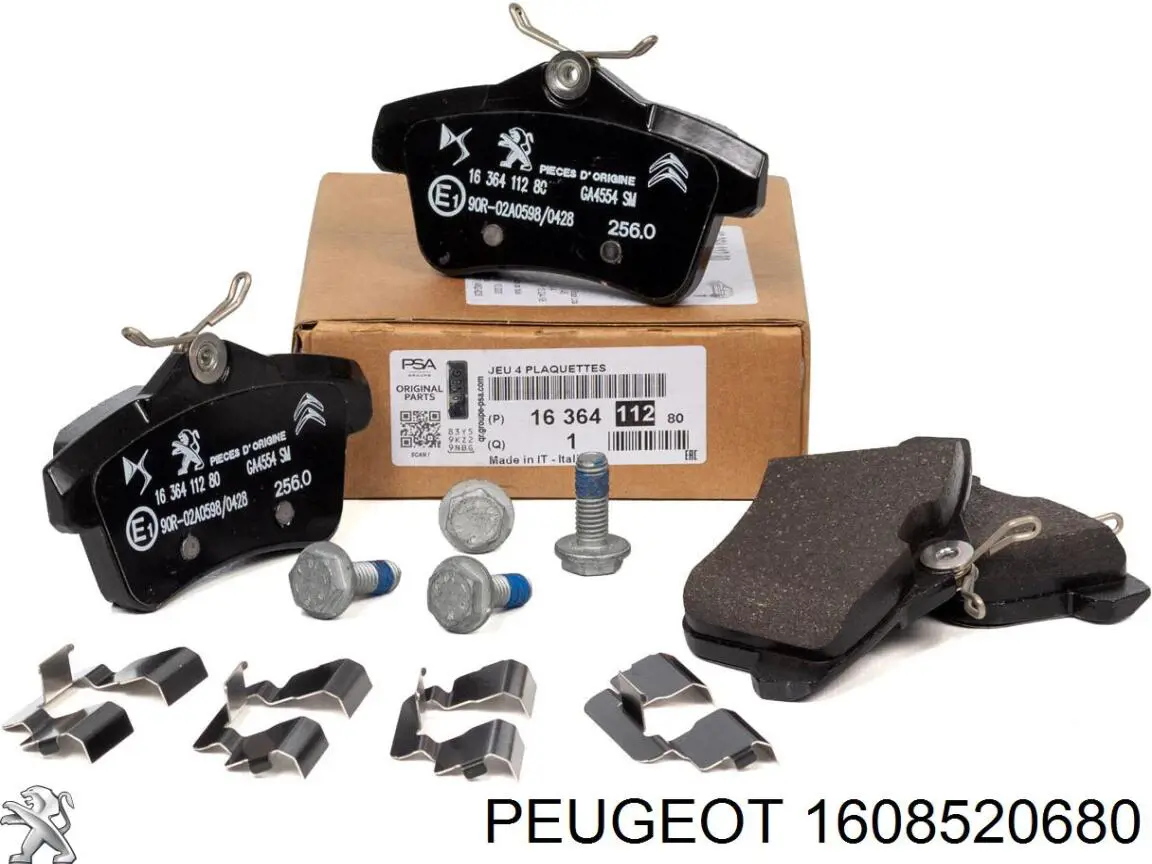 Купити 1608520680 Peugeot/Citroen Задні колодки