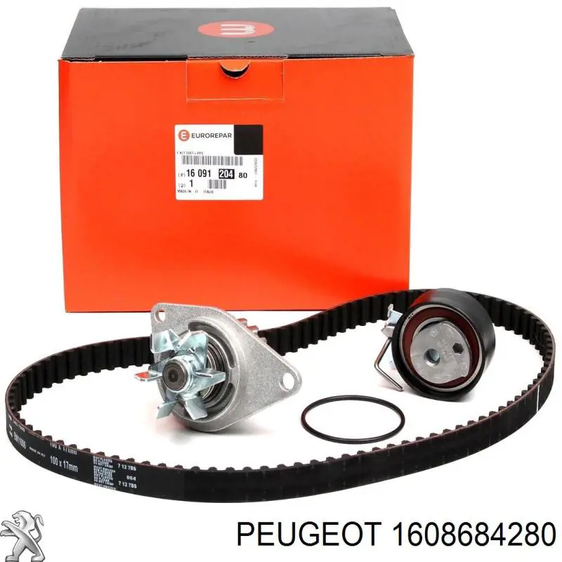 Ремкомплект ГРМ Peugeot/Citroen 1608684280