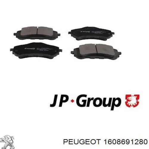 Ремкомплект супорту гальмівного переднього Peugeot/Citroen 1608691280 ціна, від 5.51 USD