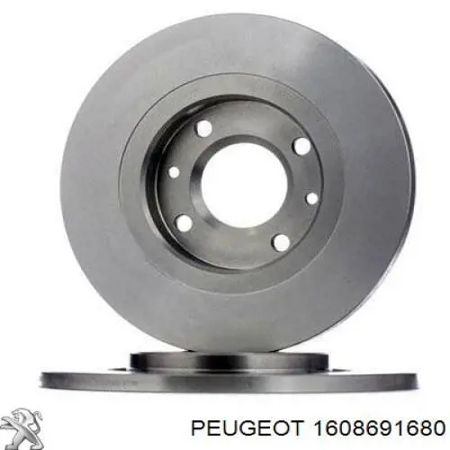 1608691680 Peugeot/Citroen диск гальмівний передній