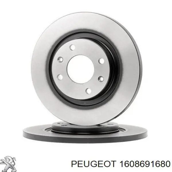 Диск переднього гальма Peugeot/Citroen 1608691680 ціна, від 25.92 USD