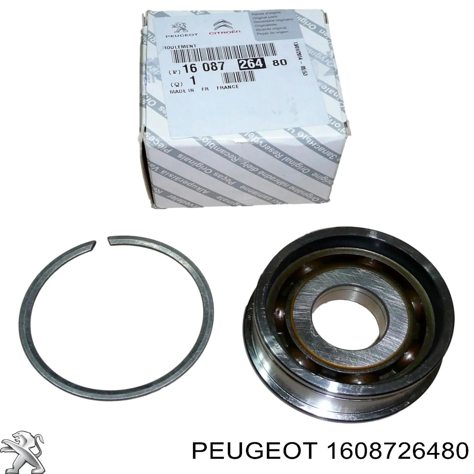 1608726480 Peugeot/Citroen Підшипник вторинного вала коробки