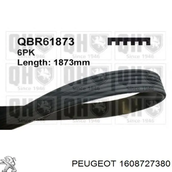 Подушка (опора) двигуна, ліва задня Peugeot/Citroen 1608727380 ціна, від 35.84 USD