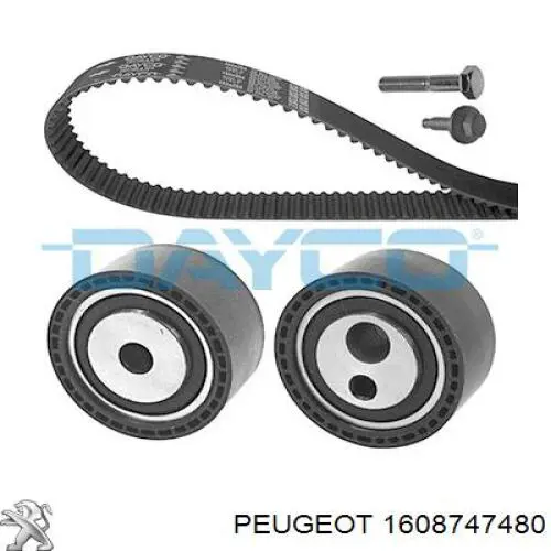 Комплект ГРМ Peugeot/Citroen 1608747480 ціна, від 5445.62 UAH