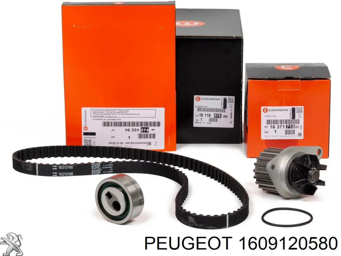 Купити 1609120580 Peugeot/Citroen ГРМ ремень