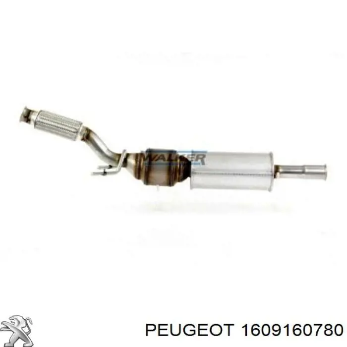 Купити 1609160780 Peugeot/Citroen Перетворювач відпрацьованих газів