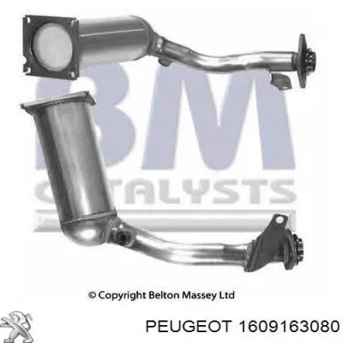 Купити 1731GS Peugeot/Citroen Перетворювач відпрацьованих газів