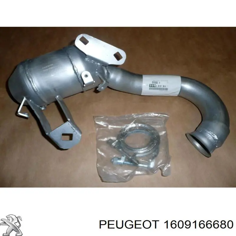1609166680 Peugeot/Citroen Каталітичний нейтралізатор відпрацьованих газів