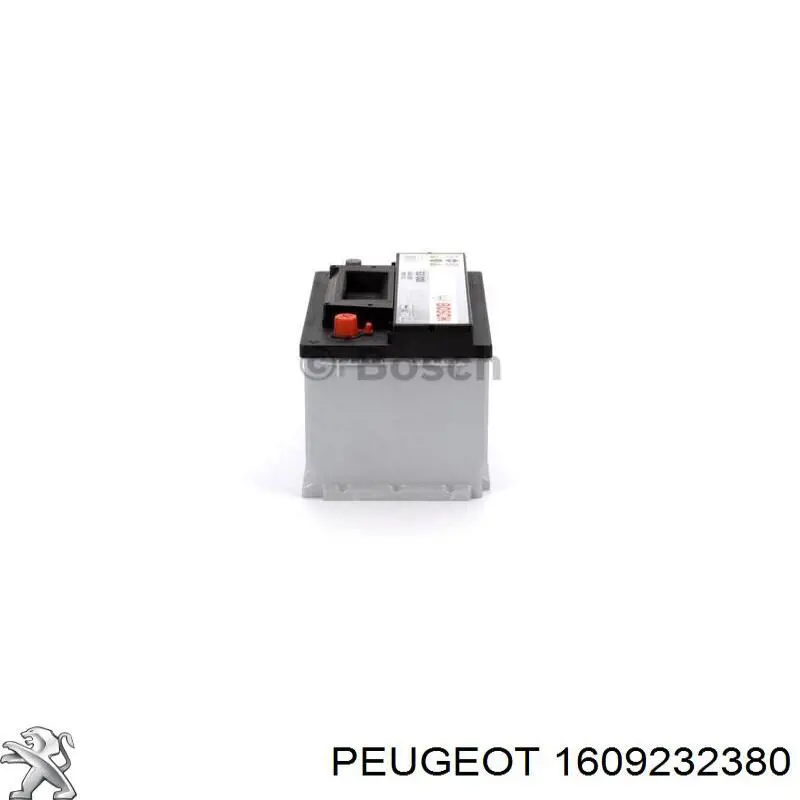 1609232380 Peugeot/Citroen акумуляторна батарея, акб