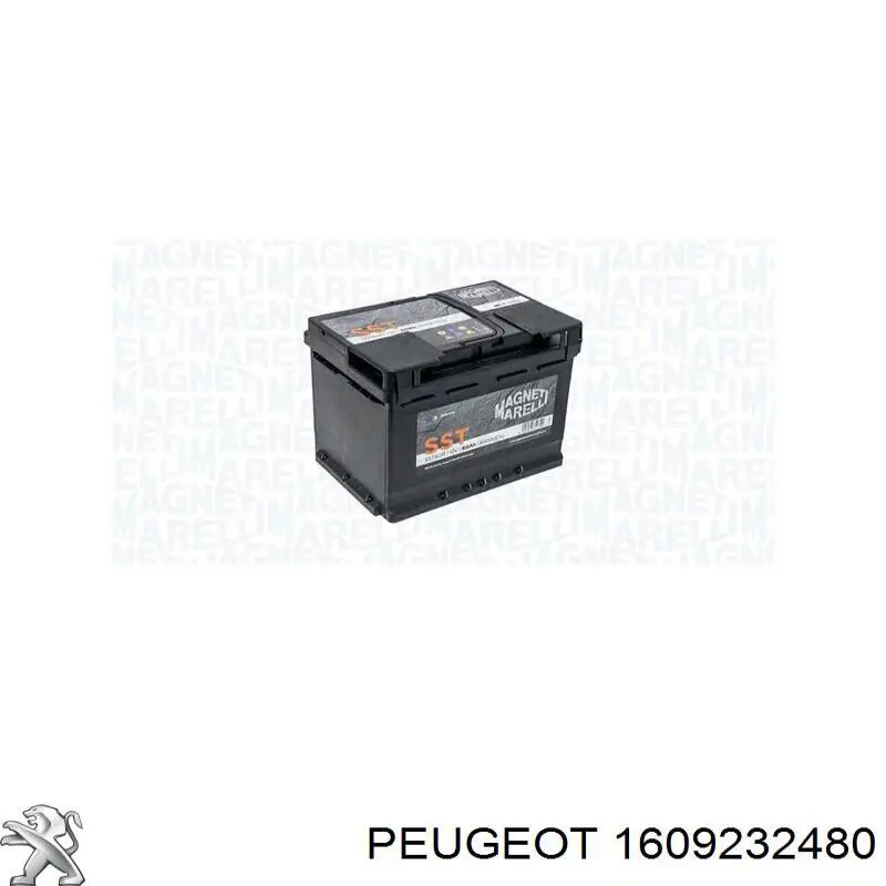 Купити Купити Акумулятор Peugeot/Citroen Ємність 77А/г Напруга 12В 1609232480