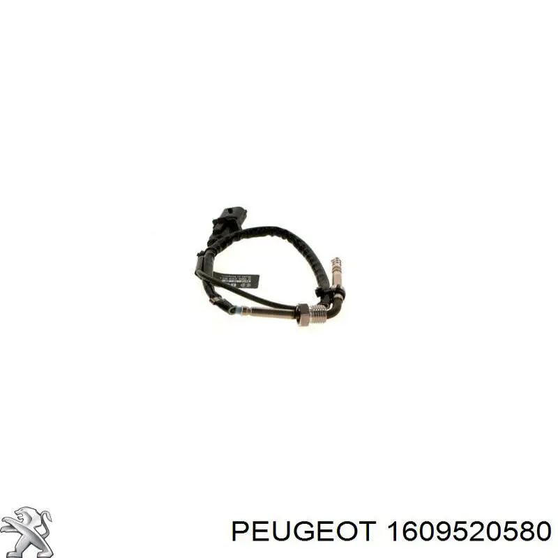 Купити 1609520580 Peugeot/Citroen Датчик температури відпрацьованих газів (ВГ), в каталізаторі
