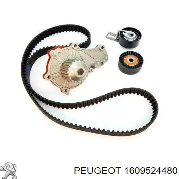 1609524480 Peugeot/Citroen Ремінь ГРМ, комплект