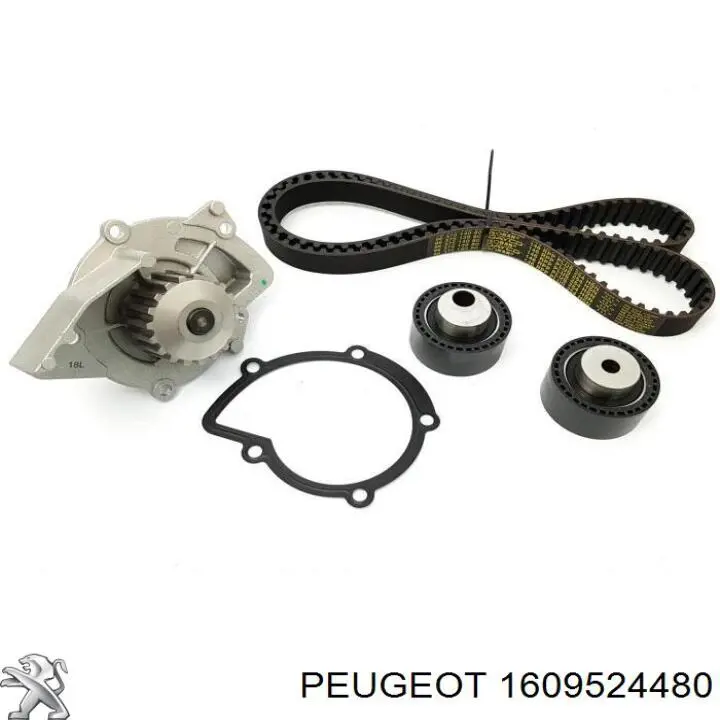 1609524480 Peugeot/Citroen Ремінь ГРМ, комплект