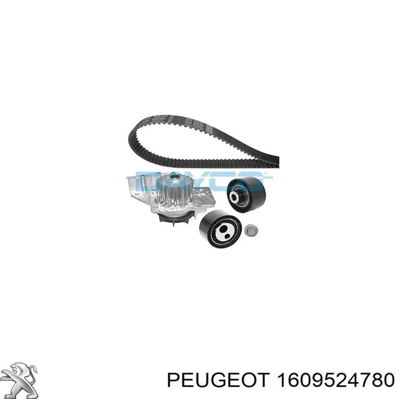 Комплект ГРМ Peugeot/Citroen 1609524780 ціна, від 90.23 USD