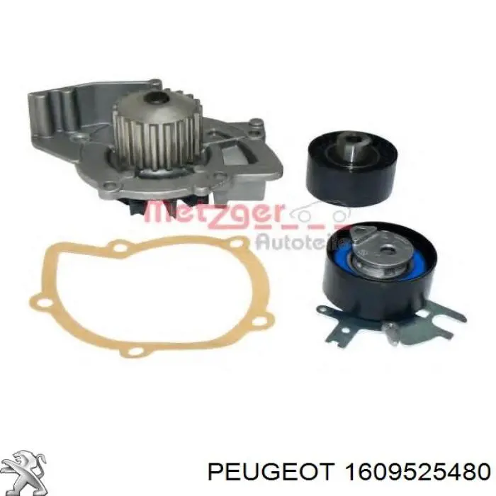 1609525480 Peugeot/Citroen Ремінь ГРМ, комплект