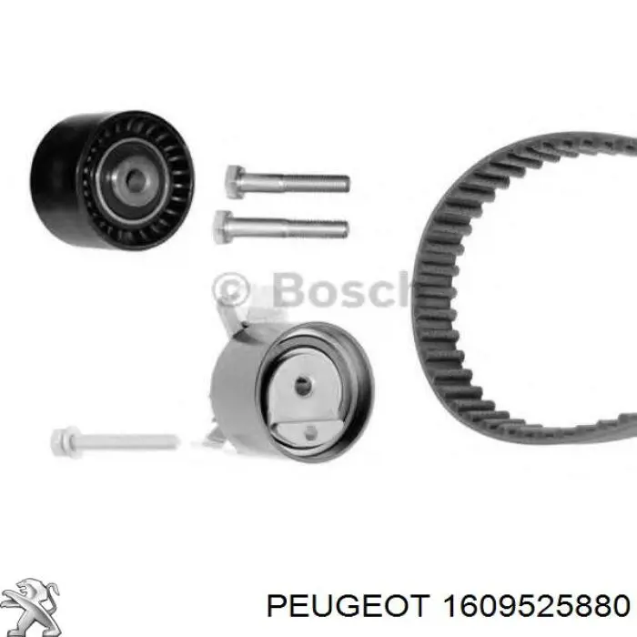1609525880 Peugeot/Citroen Ремінь ГРМ, комплект