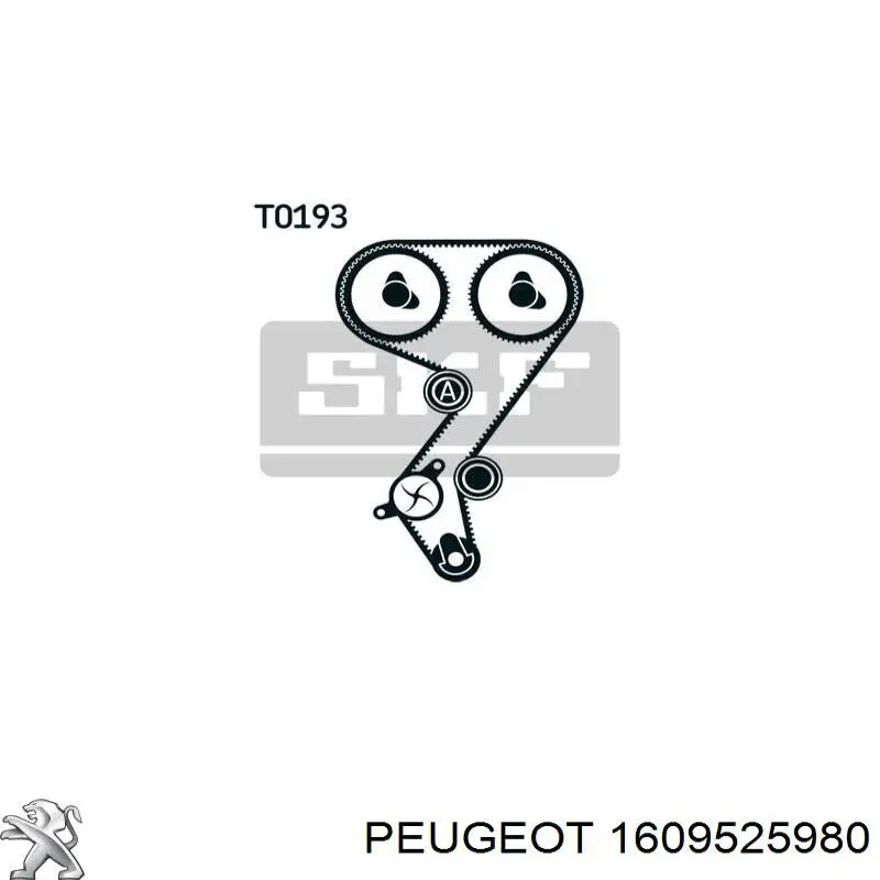 Помпа 1609525980 Peugeot/Citroen
