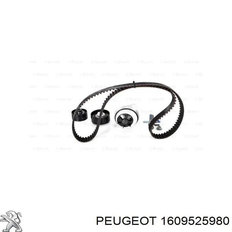 Купити 1609525980 Peugeot/Citroen Насос охолоджуючої рідини