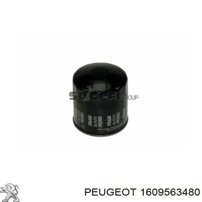 Масляний фільтр двигуна Peugeot/Citroen 1609563480 ціна, від 5.91 USD