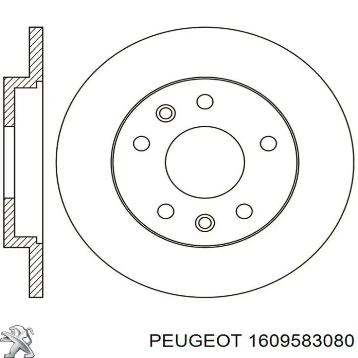 1609583080 Peugeot/Citroen Дискові гальма