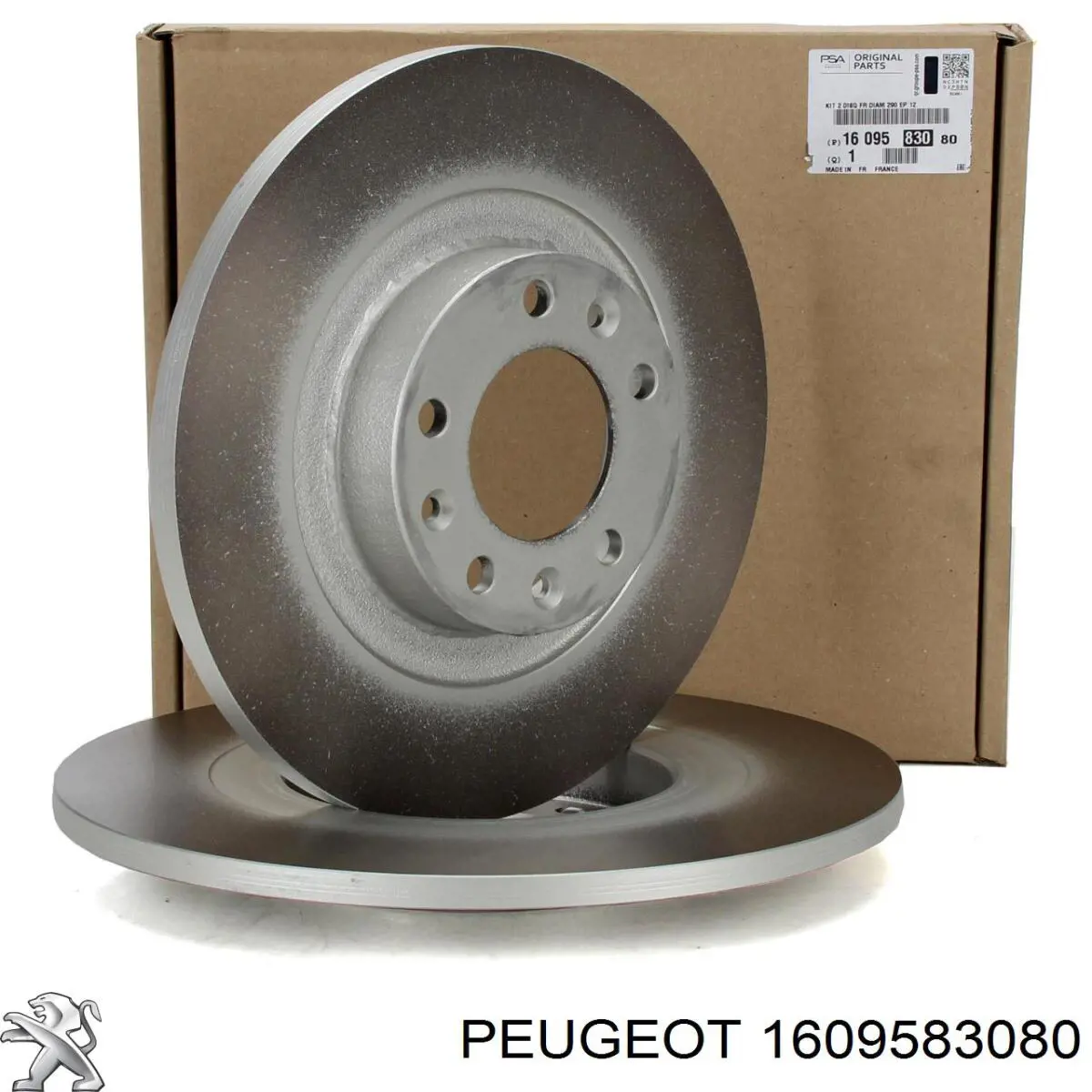 Гальмівні диски 1609583080 Peugeot/Citroen