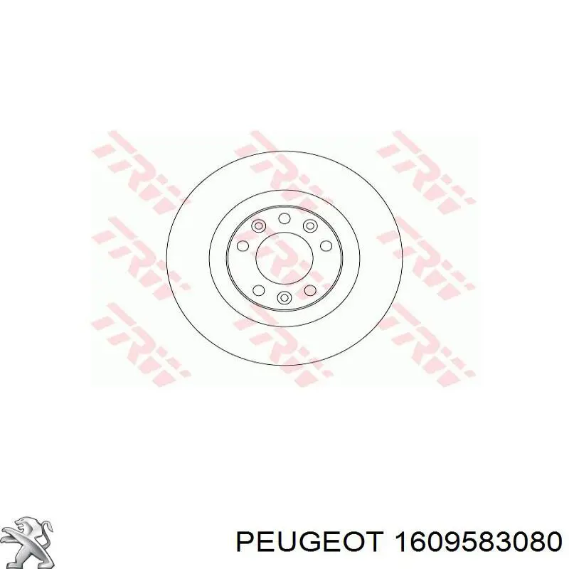 1609583080 Peugeot/Citroen диск гальмівний задній