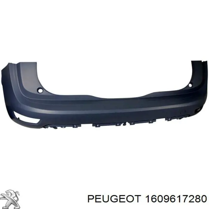 1609617280 Peugeot/Citroen Буфер (бампер) задній