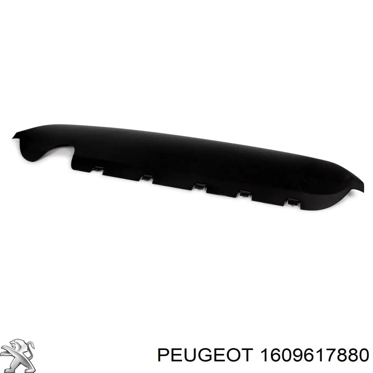 1609617880 Peugeot/Citroen Спідниця заднього бампера