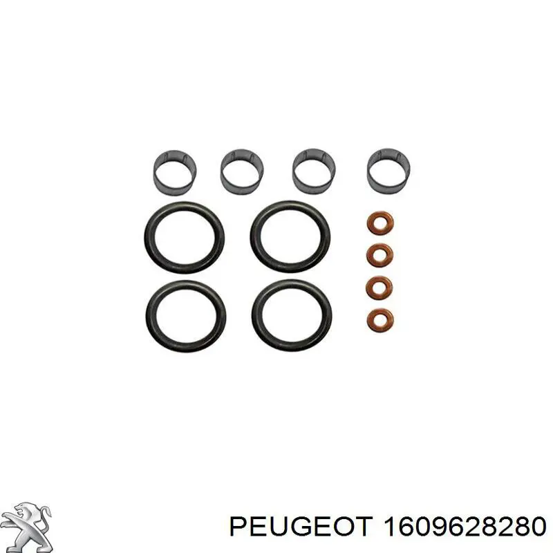 1609628280 Peugeot/Citroen кільце форсунки інжектора, посадочне
