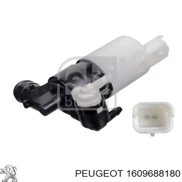 Купити 1609688180 Peugeot/Citroen Мотор омивача лобового скла