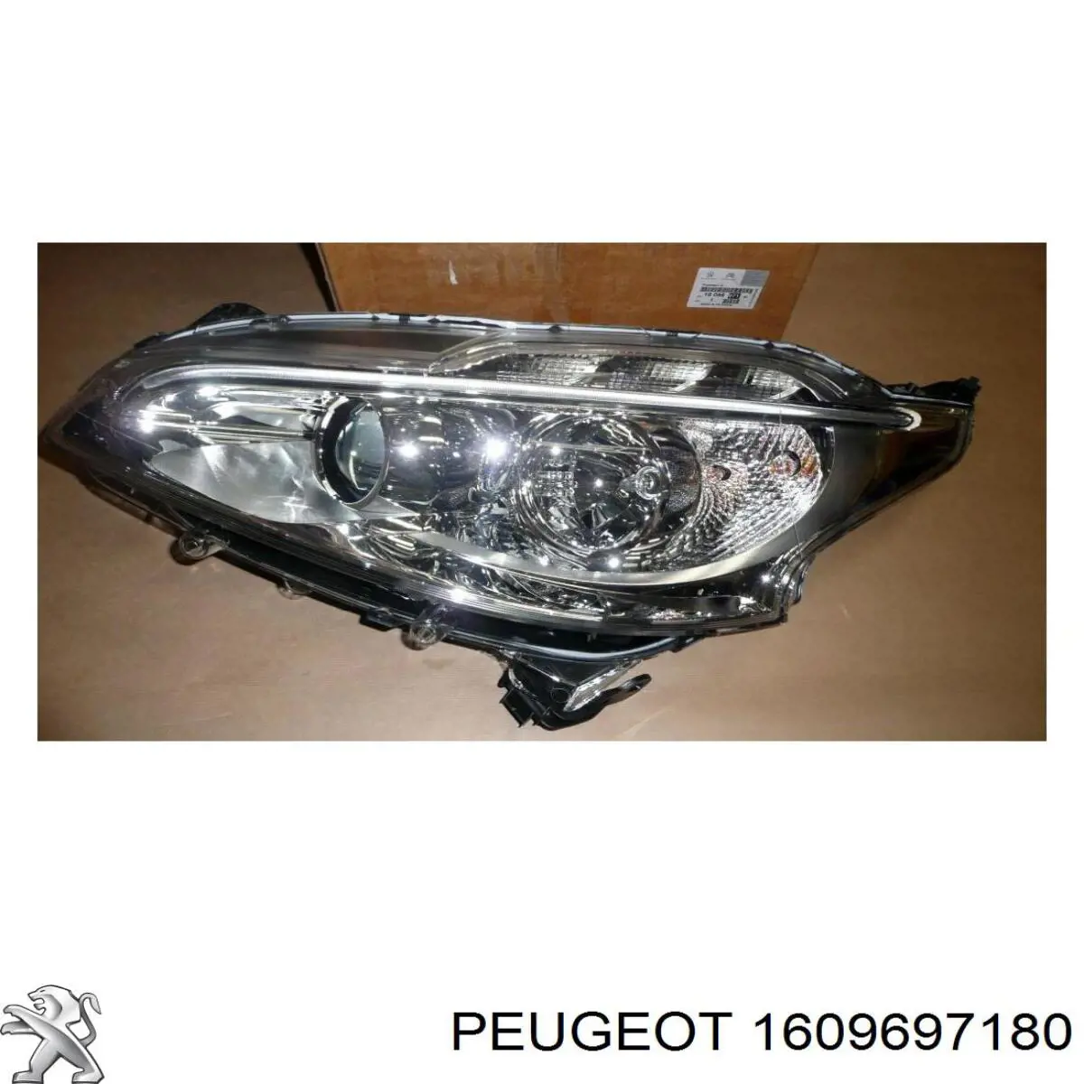 Купити 1609697180 Peugeot/Citroen Блок фара ліва