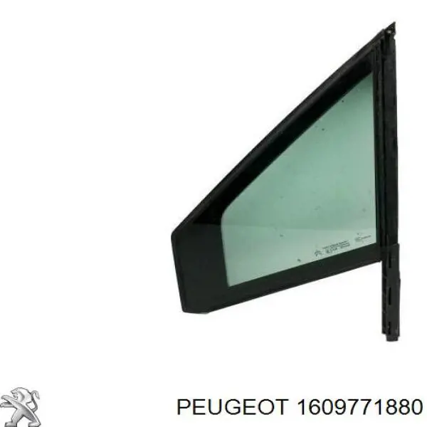 Купити 1609771880 Peugeot/Citroen Скло-кватирка дверей, передніх, лівих