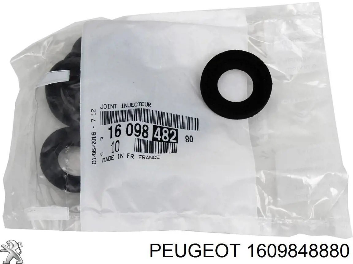 Ущільнююче кільце форсунок інжектора Peugeot/Citroen 1609848880 ціна, від 0.14 USD