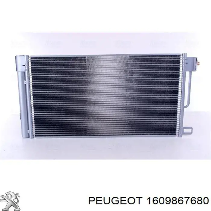1609867680 Peugeot/Citroen радіатор кондиціонера