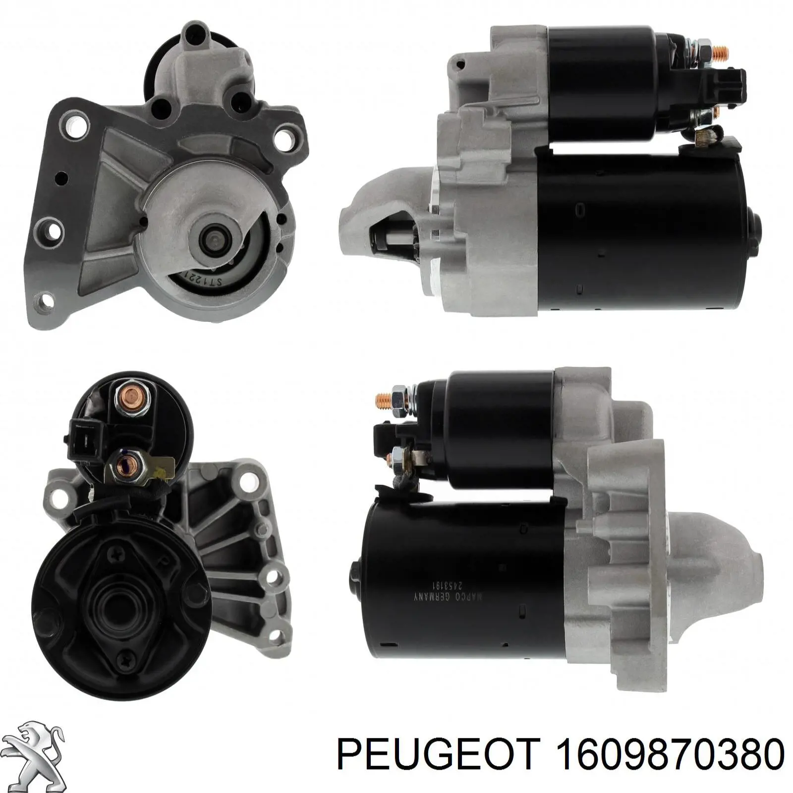 Купити 1609870380 Peugeot/Citroen Стартер