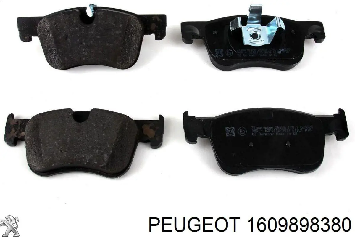 Гальмівні колодки Peugeot/Citroen 1609898380 ціна, від 30.53 USD