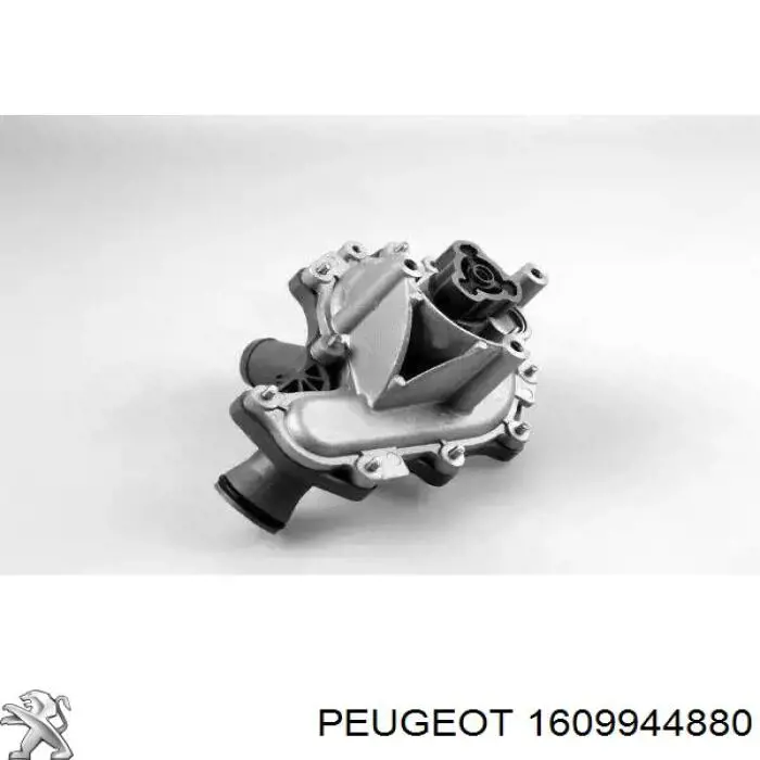 Купити 1609944880 Peugeot/Citroen Помпа водяна (насос) охолодження, в зборі з корпусом
